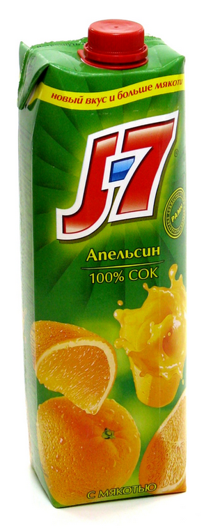 Сок J7 Апельсин 0.97л